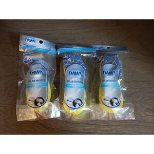 Lot of 3 Dawn Platinum Fillable Dishwand Refills 2pk Discontinued 1 Missing